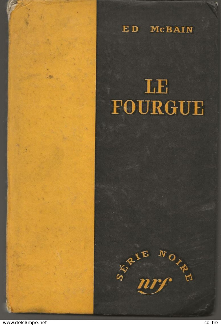 SÉRIE NOIRE, N°383: "Le Fourgue"  Ed McBain, 1ère édition Française 1957 (voir Description) - Série Noire