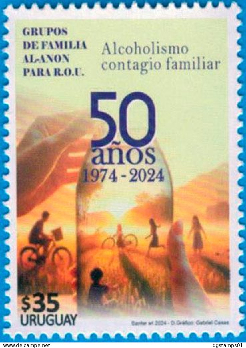 Uruguay 2024 ** Help For Relatives Of Alcoholics. AL-ANON Family Group. - Cycling