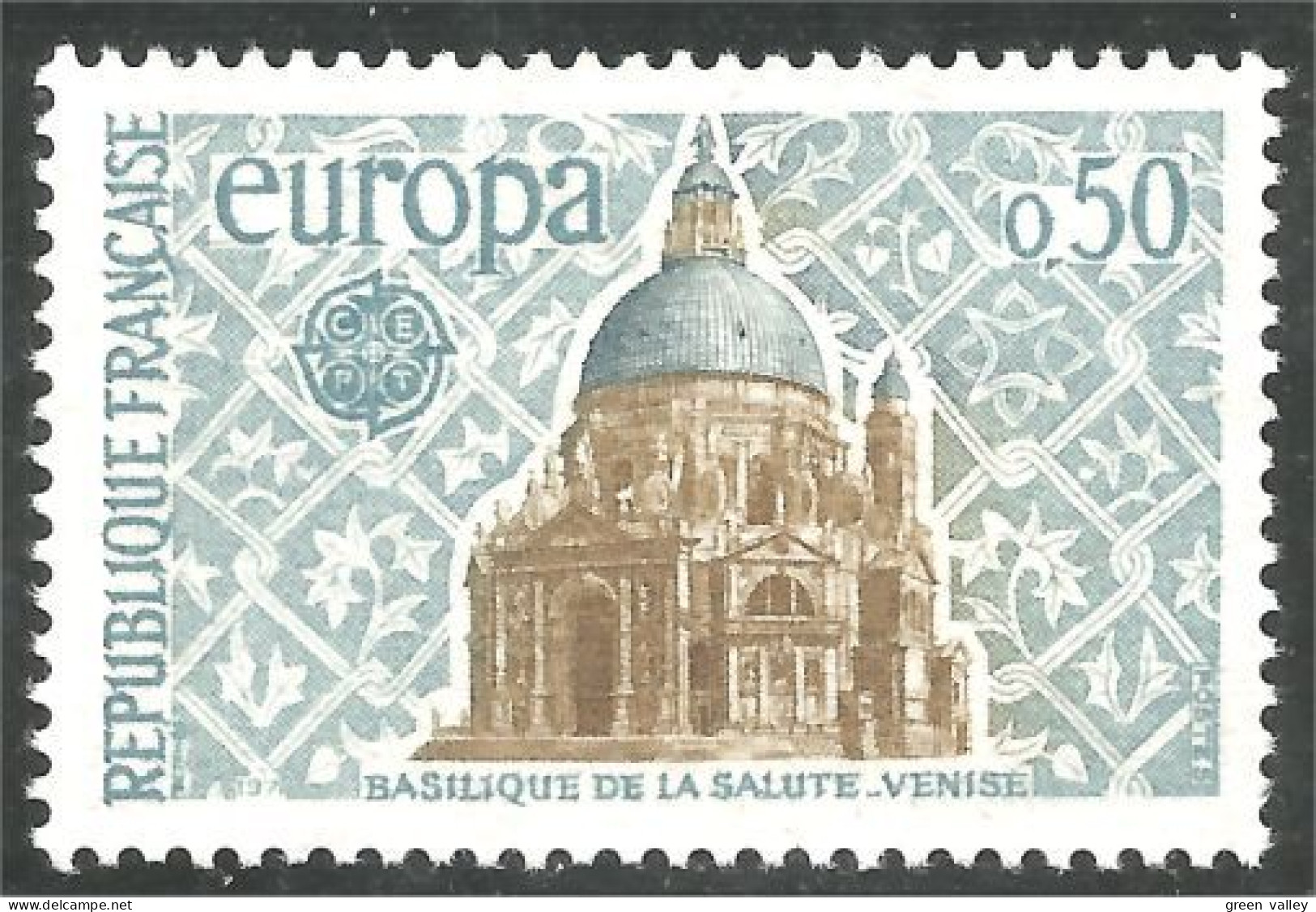 346 France Yv 1676 Europa 1971 Basilique Salute Venise Venice MNH ** Neuf SC (1676-1b) - 1971