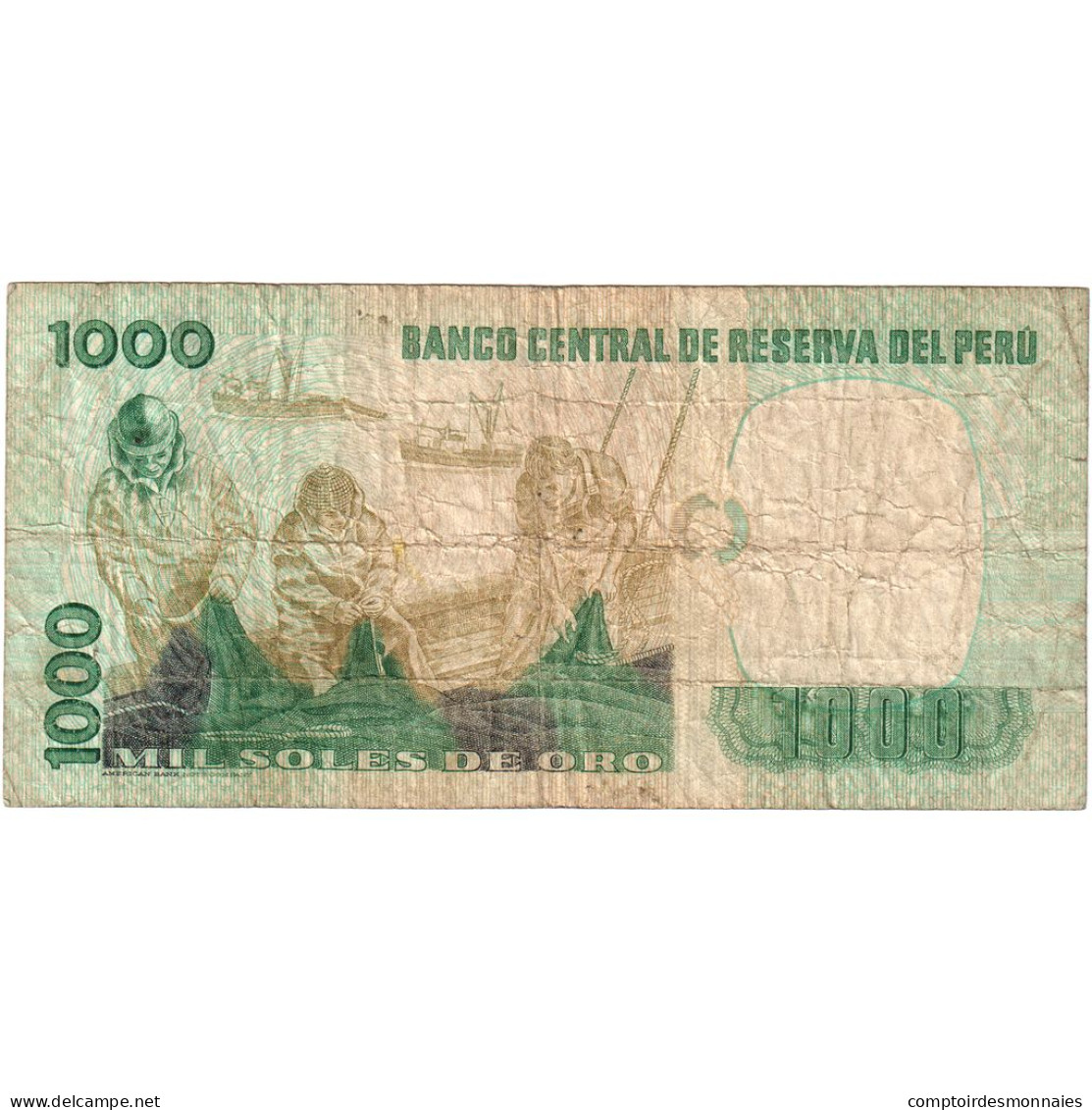 Pérou, 1000 Soles De Oro, 1981, KM:122a, TB+ - Pérou