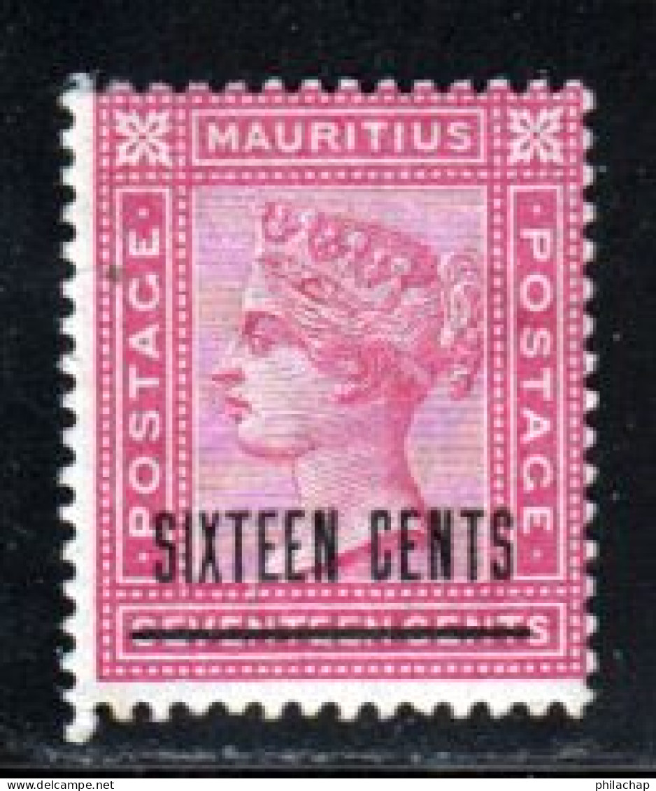 Maurice 1885 Yvert 78 * TB Charniere(s) - Mauritius (...-1967)