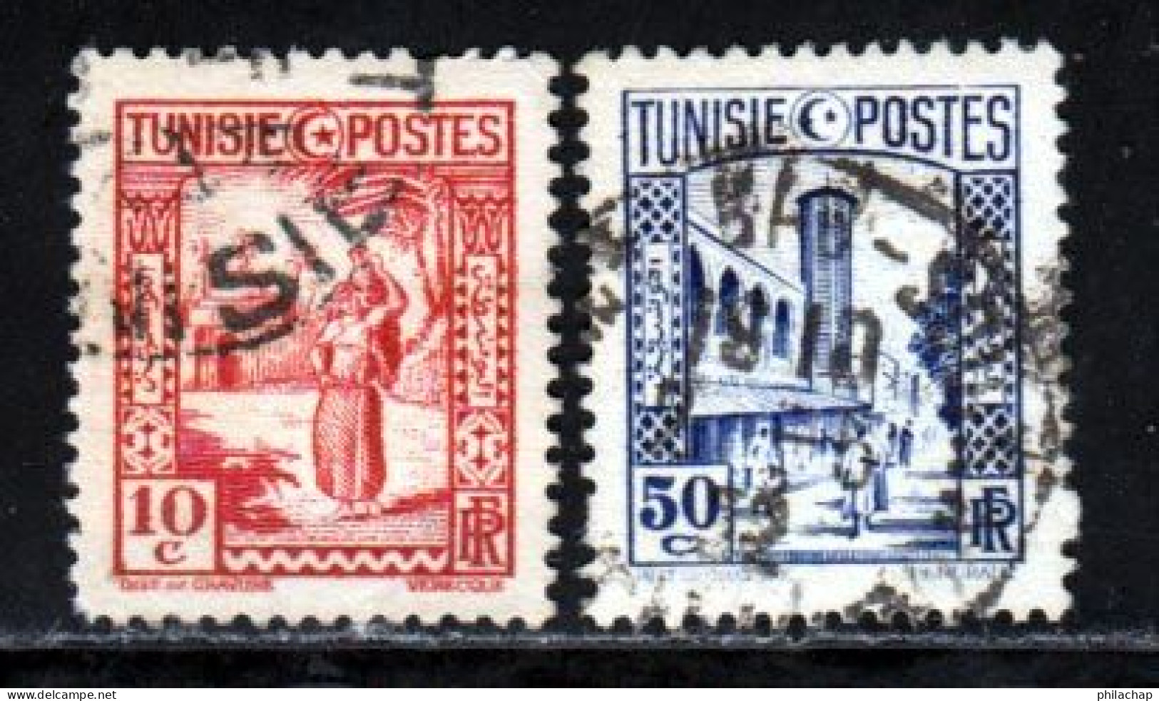 Tunisie 1931 Yvert 165 - 171 (o) B Oblitere(s) - Used Stamps