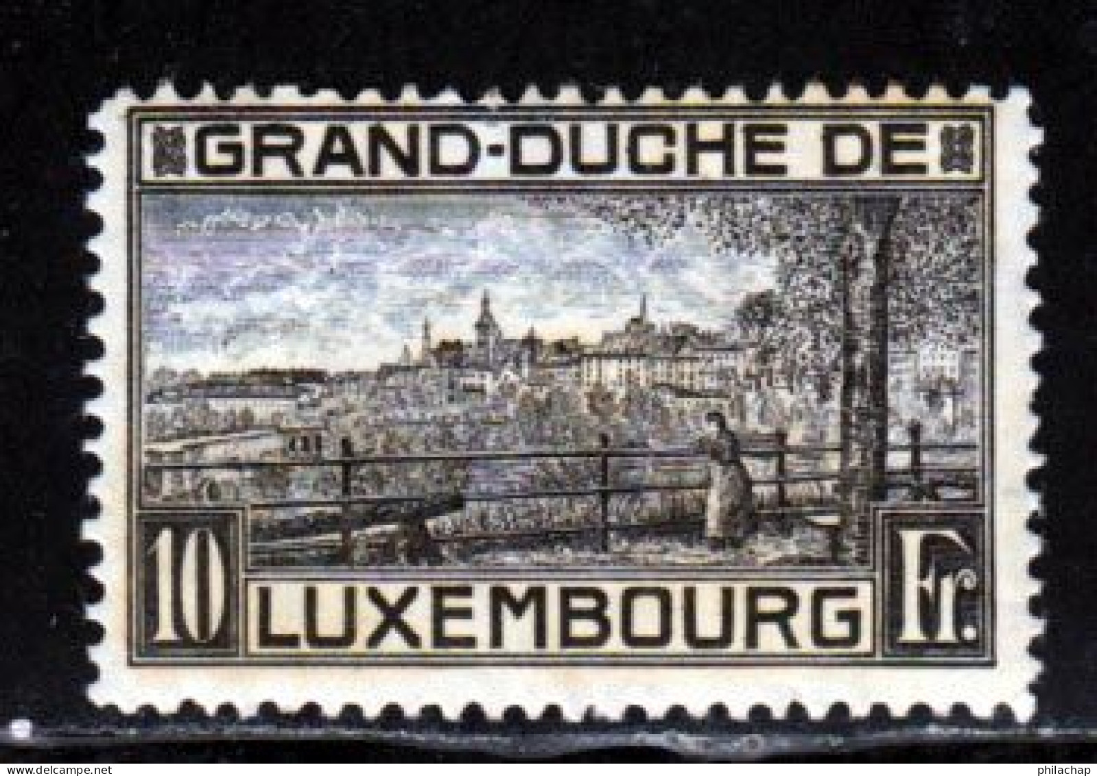 Luxembourg 1923 Yvert 141 * TB Charniere(s) - Neufs