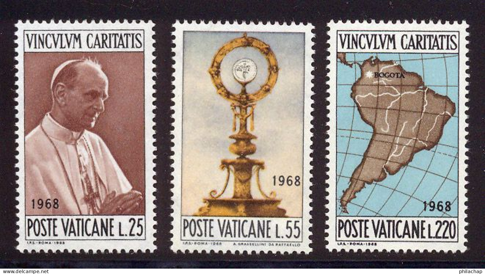 Vatican 1968 Yvert 479 / 481 ** TB - Ungebraucht