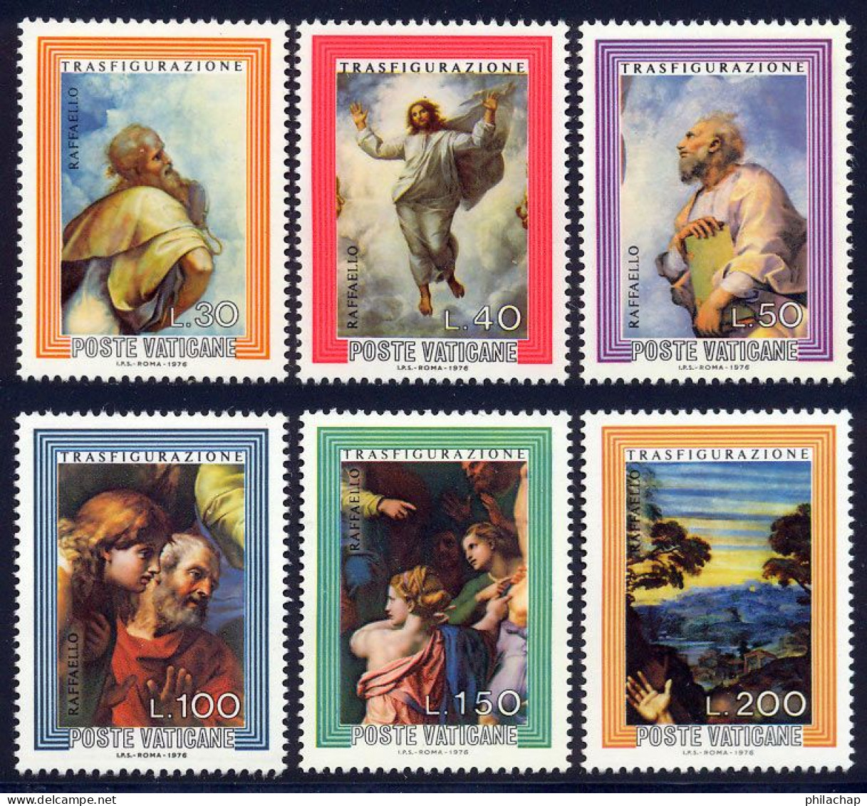 Vatican 1976 Yvert 616 / 621** TB - Unused Stamps