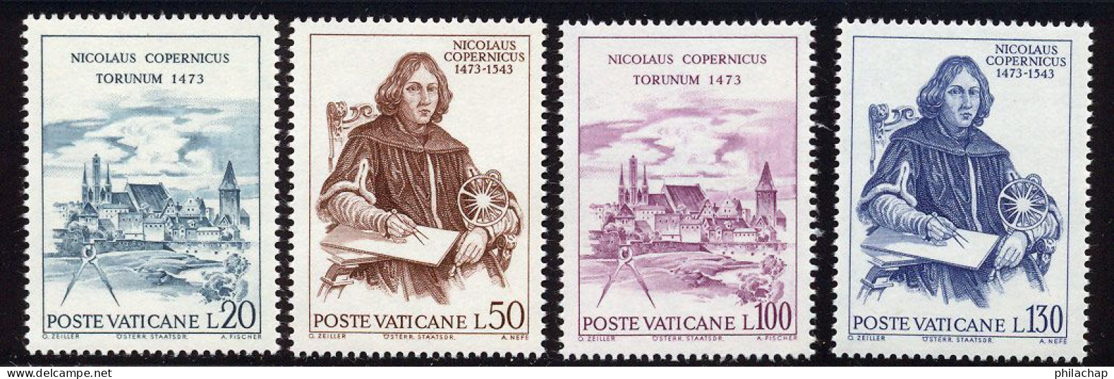 Vatican 1973 Yvert 558 / 561 ** TB - Unused Stamps