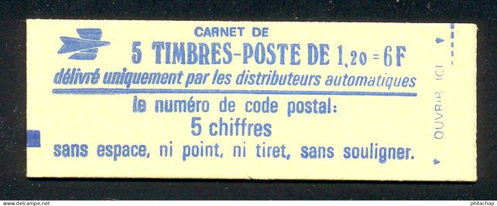 France Carnet 1977 Yvert 1974 C1 ** TB Gomme Brillante - Sonstige & Ohne Zuordnung