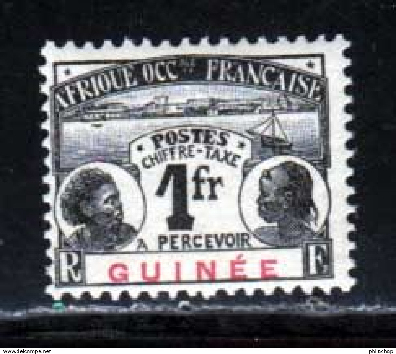 Guinee Taxe 1906 Yvert 15 * TB Charniere(s) - Ungebraucht