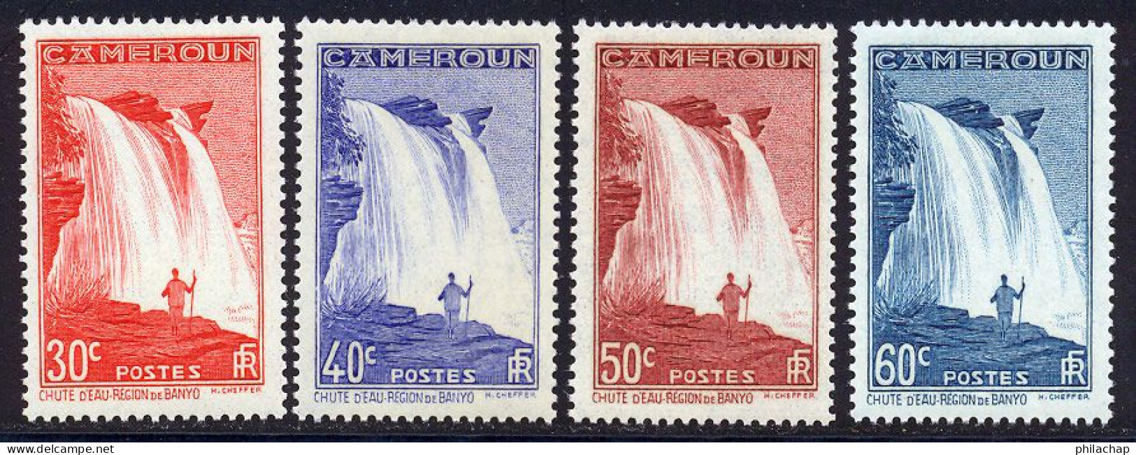 Cameroun 1939 Yvert 170 - 171 - 173 - 174 ** TB Bord De Feuille - Ungebraucht