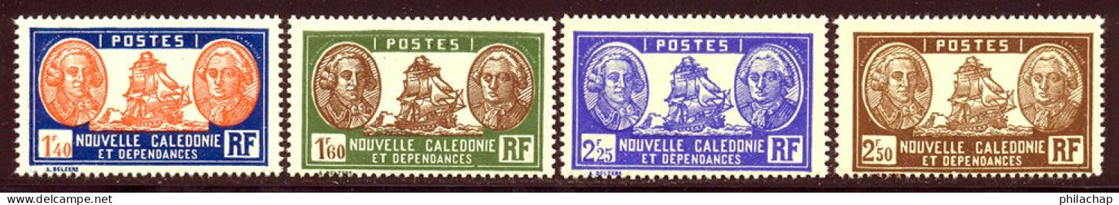 Nouvelle-Caledonie 1939 Yvert 186 / 189 ** TB - Unused Stamps