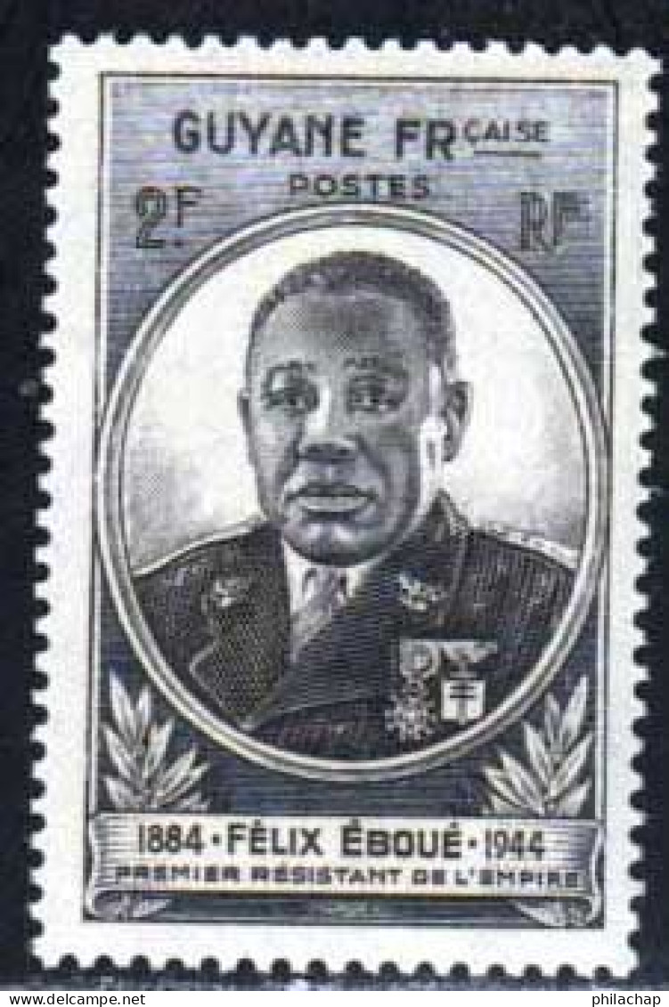 Guyane 1945 Yvert 180 ** TB Bord De Feuille - Nuevos