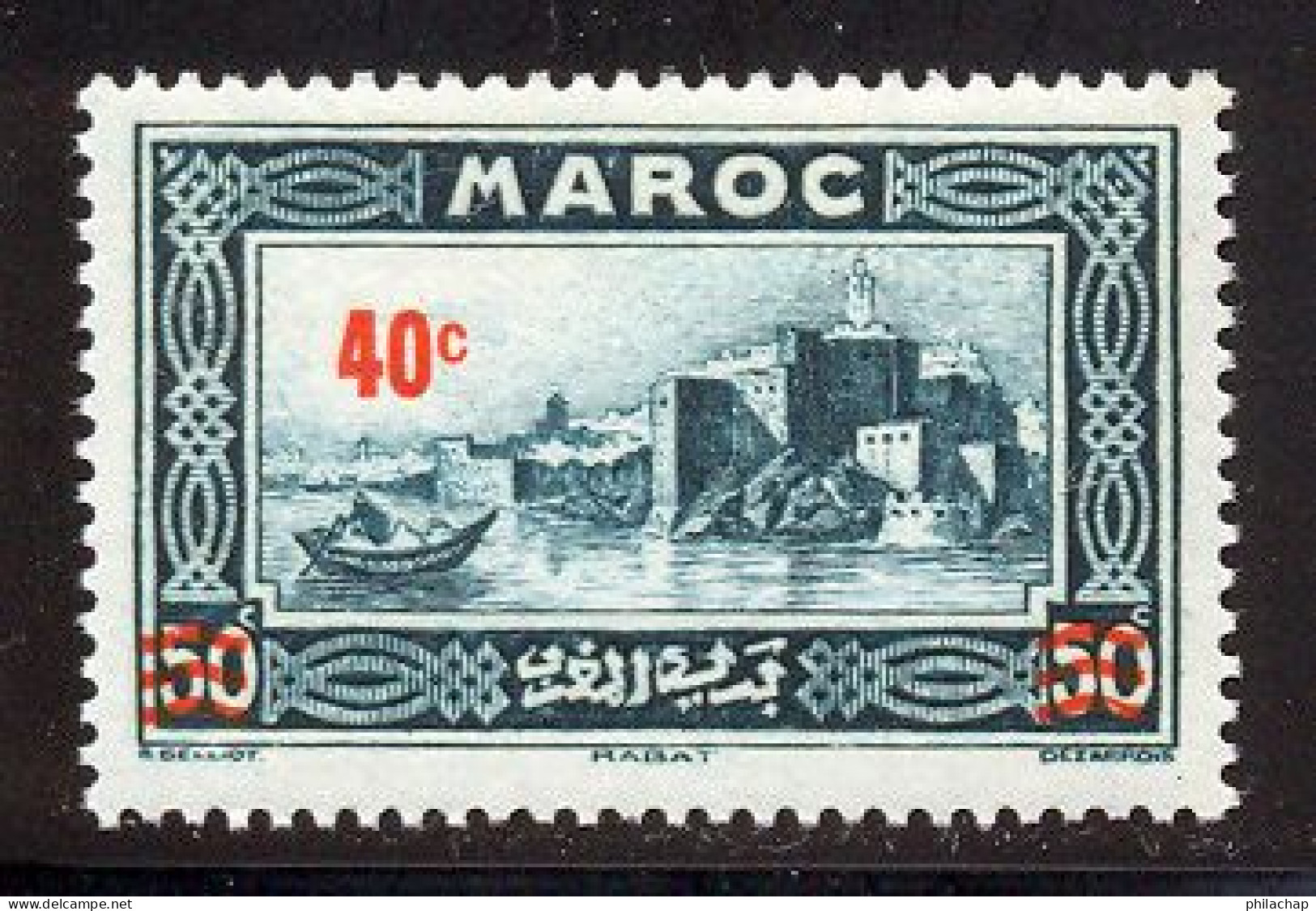 Maroc 1939 Yvert 162 ** TB Coin De Feuille - Neufs