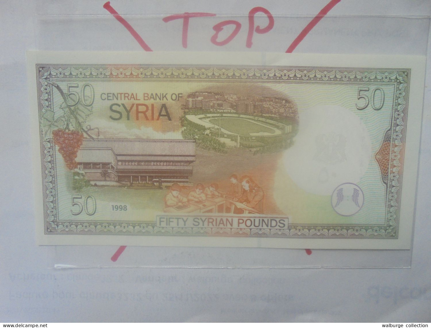 SYRIE 50 POUNDS 1998 Neuf (B.33) - Syria