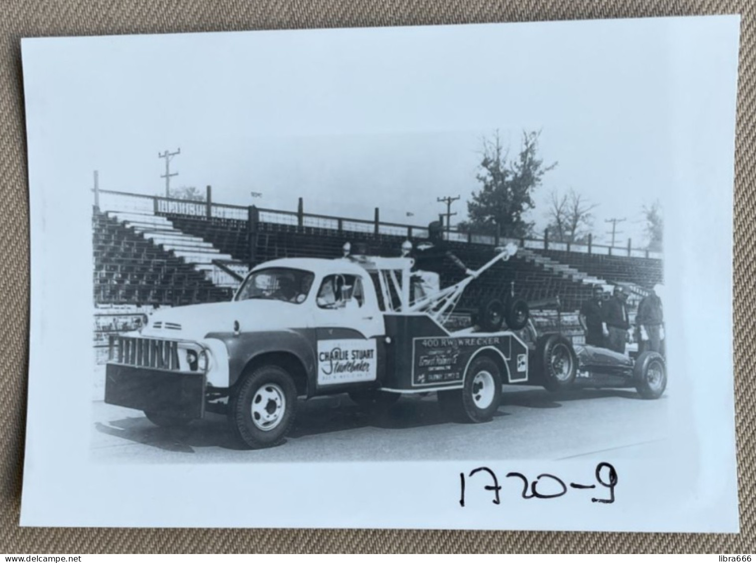 1962 - STUDEBAKER - TOW TRUCK - 12,5 X 9 Cm. (REPRO PHOTO ! Zie Beschrijving, Voir Description, See Description) ! - Automobiles