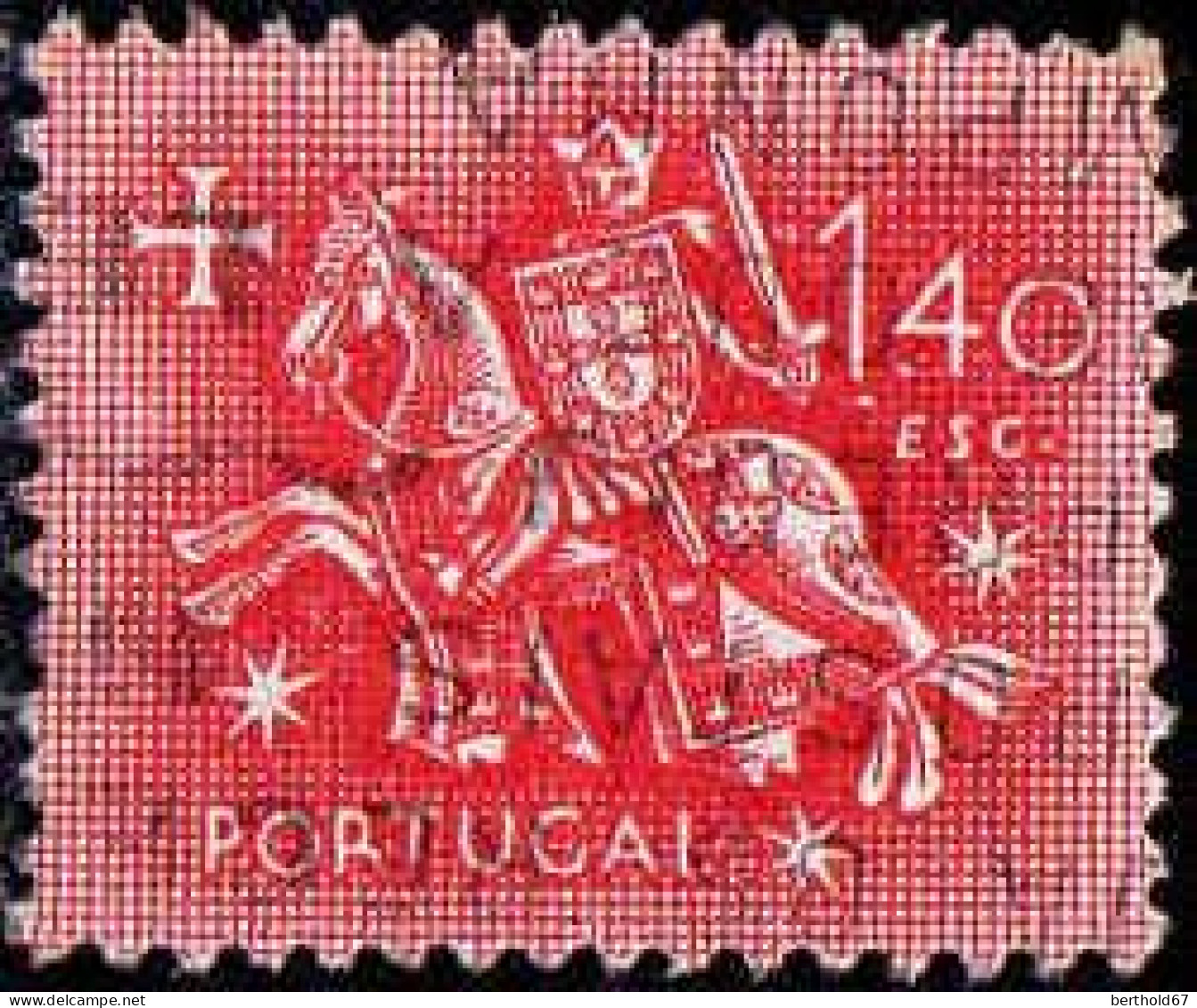 Portugal Poste Obl Yv: 780 Mi:798 Sceau Du Roi Denis (Belle Obl.mécanique) - Oblitérés