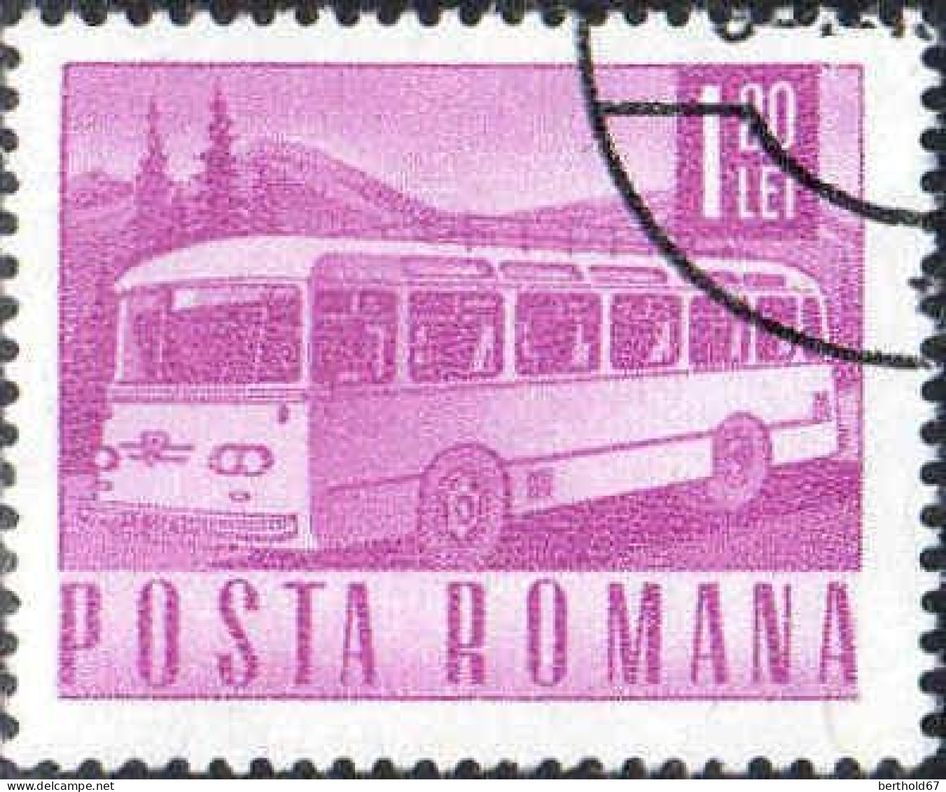 Roumanie Poste Obl Yv:2354 Mi:2646 Autocar (Beau Cachet Rond) - Used Stamps