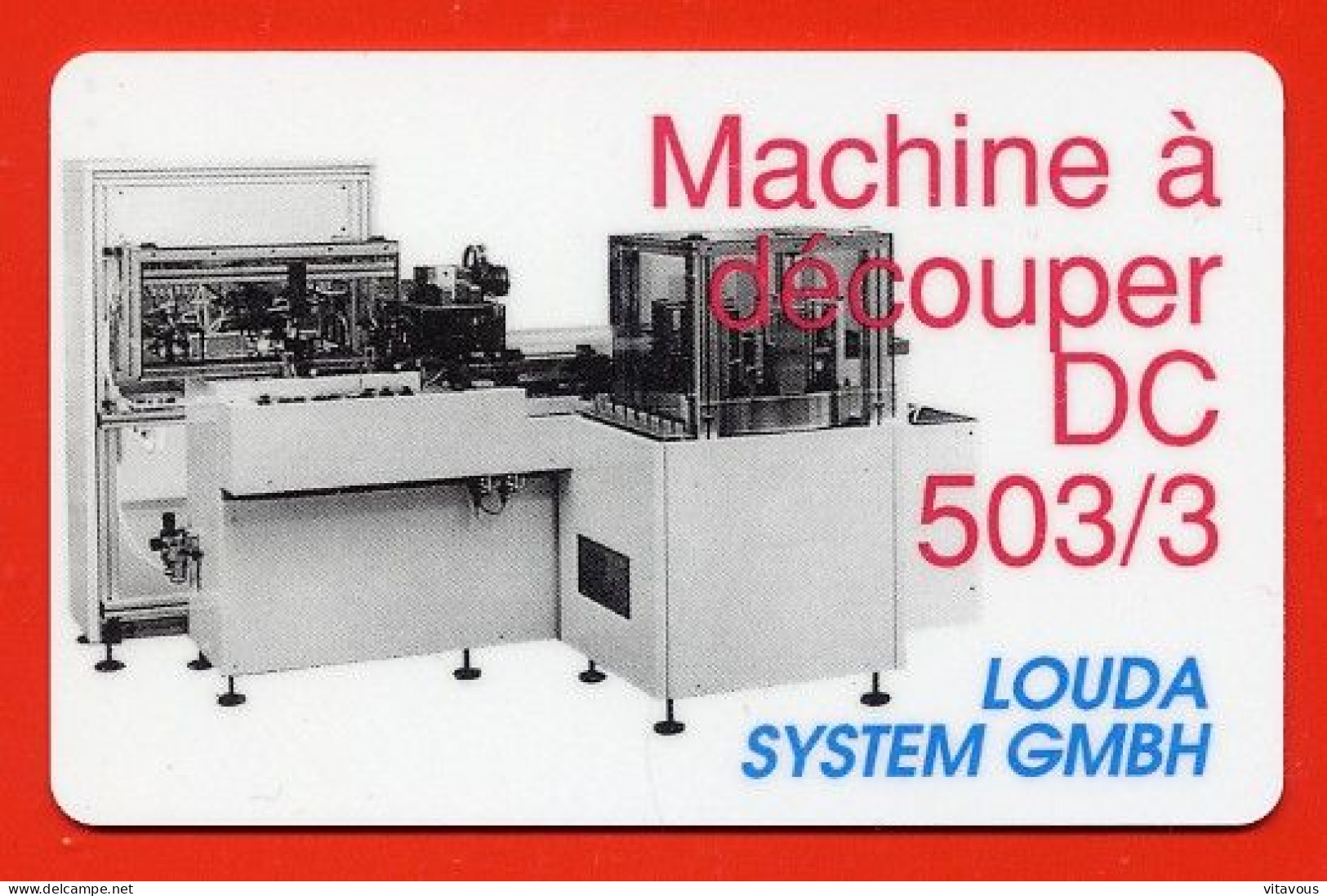 DC 503.3 - Machine à Découper Carte Allemagne Card (K 174) - Autres & Non Classés