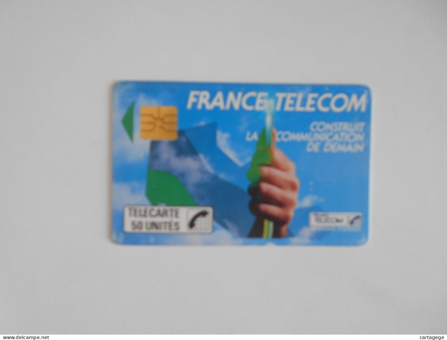 TELECARTE FRANCE F54 LILLE FIBRE OPTIQUE 50U - 1988