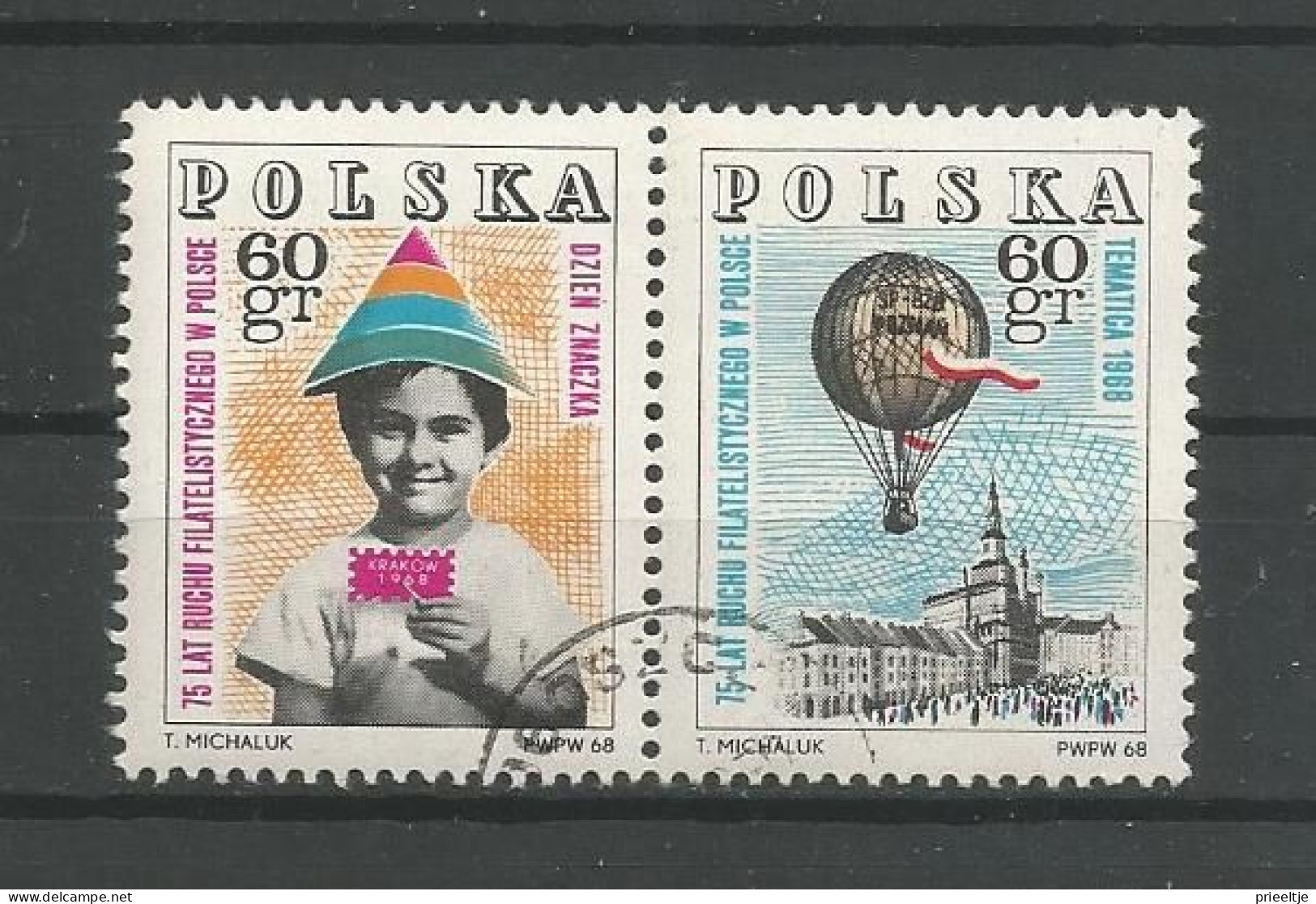 Poland 1968 Philately Pair Y.T. 1703/1704 (0) - Gebraucht