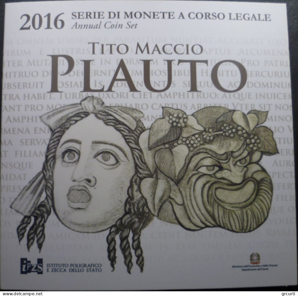 Italia - 2016 - Serie Divisionale - Con 2€ Commemorativa Tito Maccio Plauto - Italien