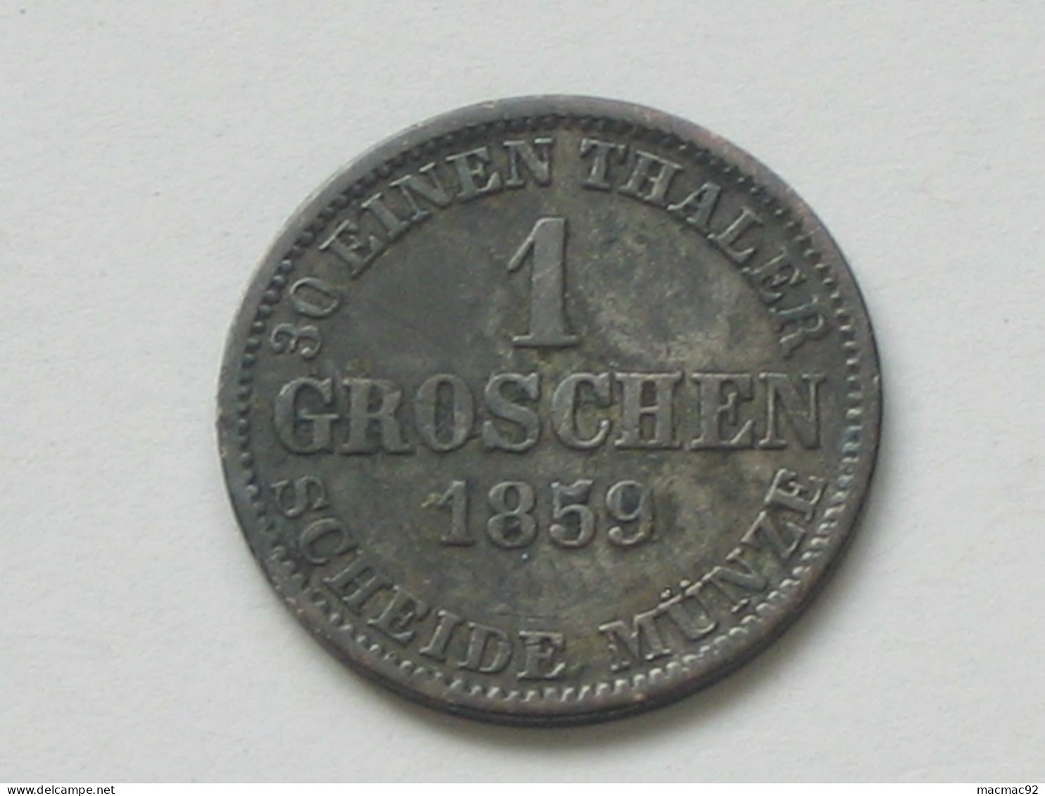 ALLEMAGNE - BRUNSWICK 1 Groschen Type Au Cheval Bondissant 1859 Brunswick  **** EN ACHAT IMMEDIAT **** - Small Coins & Other Subdivisions