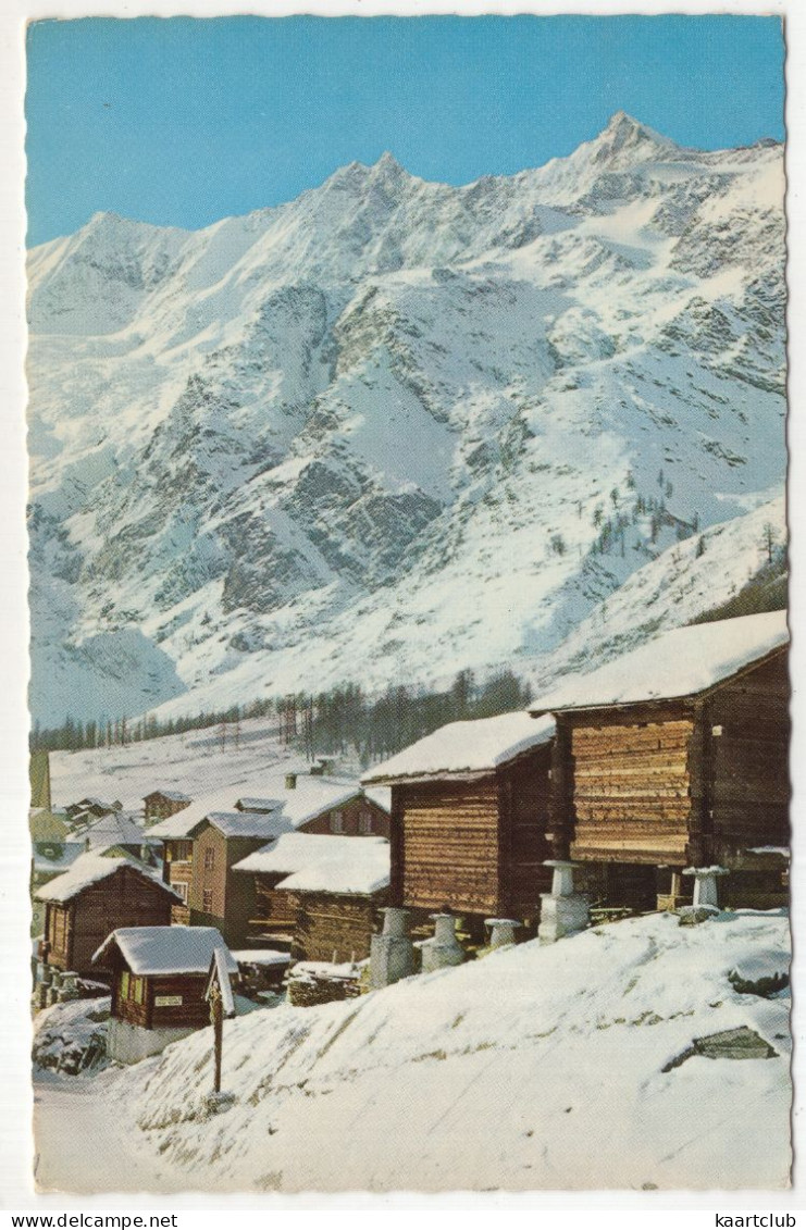 Saas-Fee (1800 M) - Täsenhorn, Dom, Lenzspitze - (Schweiz/Suisse) - 1966 - Saas-Fee