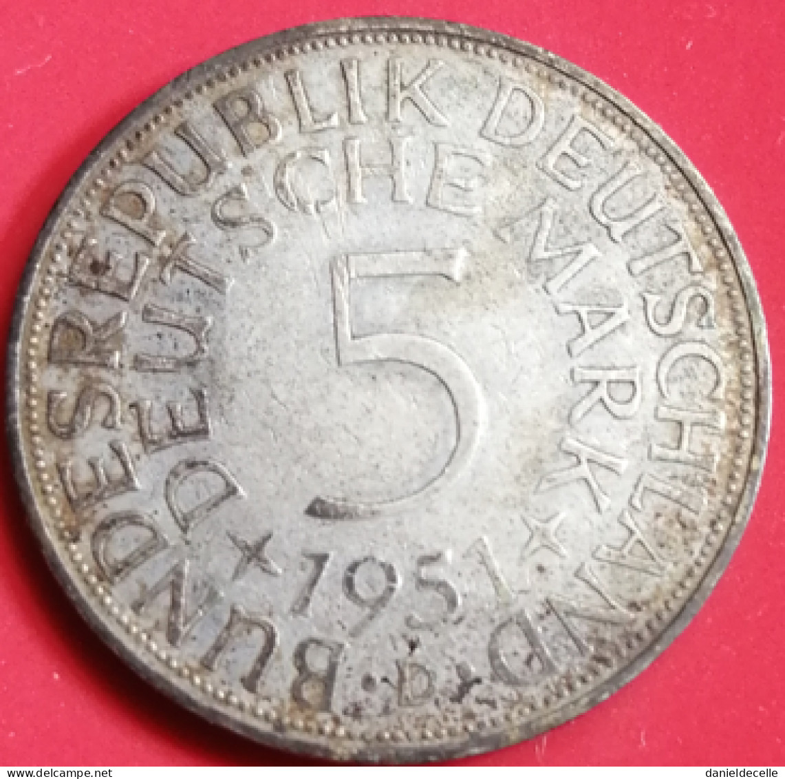 5 Mark RFA 1951 D (Munich) - 5 Reichsmark