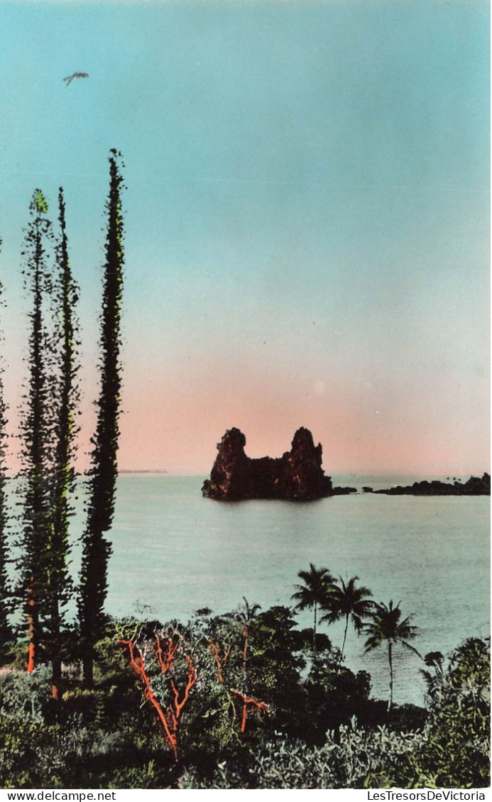 FRANCE - Nouvelle Calédonie - Hieghène - Vue Sur Les Tours De Notre Dame - La Mer - Carte Postale Ancienne - Nouvelle Calédonie