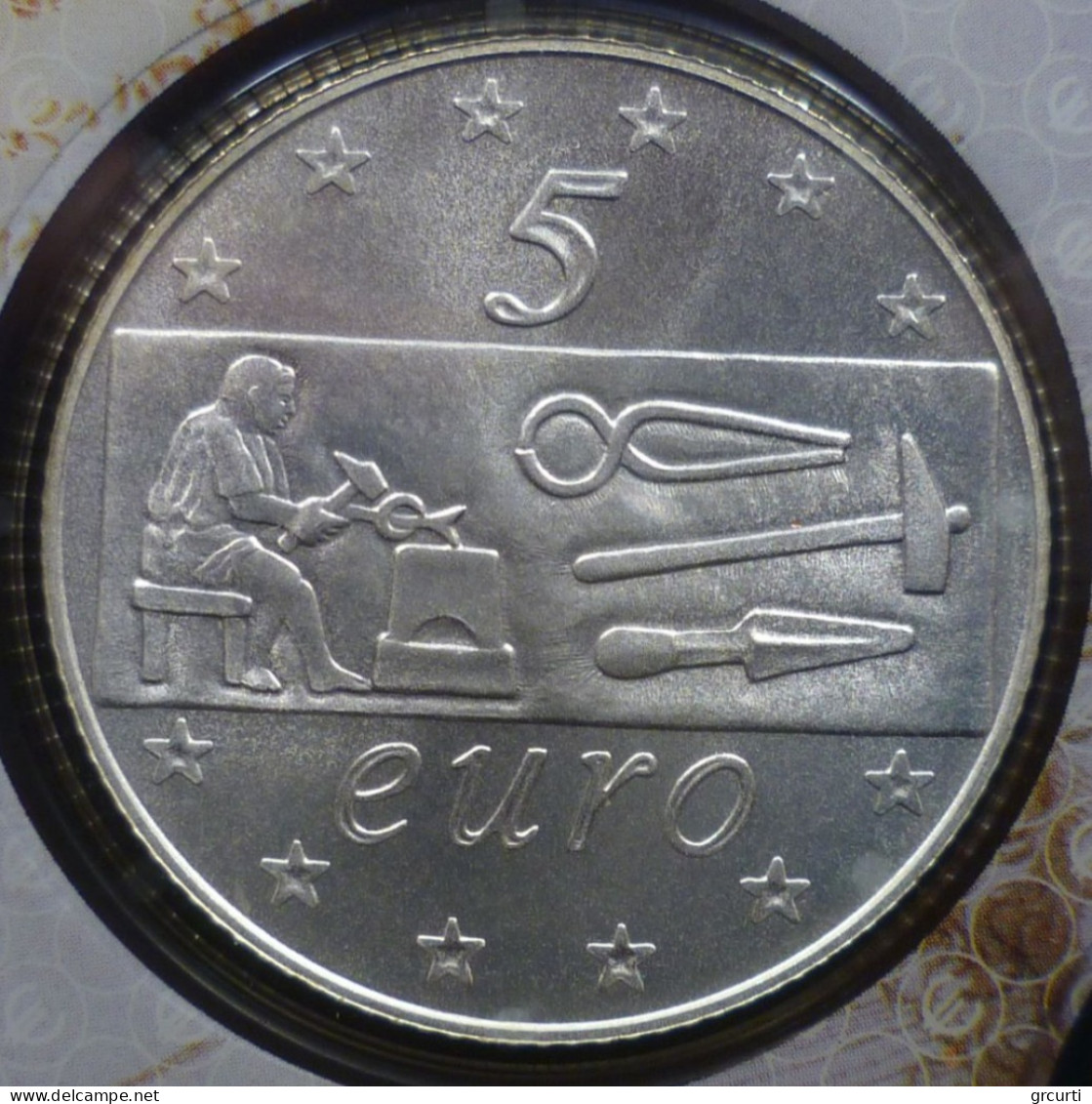 Italia - 2003 - Serie Divisionale - Con 5 € Europa Del Lavoro - Italy