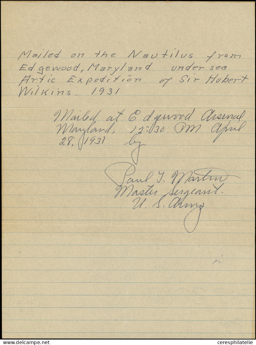 Let ETATS-UNIS 232 : 5c. Bleu Obl. NEW-YORK 8/5/31 S. Grande Env., MIXTE Avec Norvège N°92 PAIRE, 115 Et 152 Obl. LONGYE - Autres & Non Classés