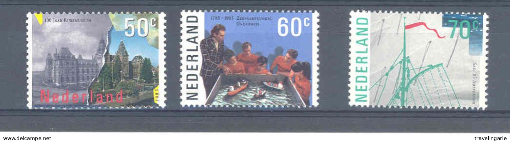 Netherlands  1985 Events In Amsterdam NVPH 1335/38 Yvert 1246/48 MNH ** - Neufs