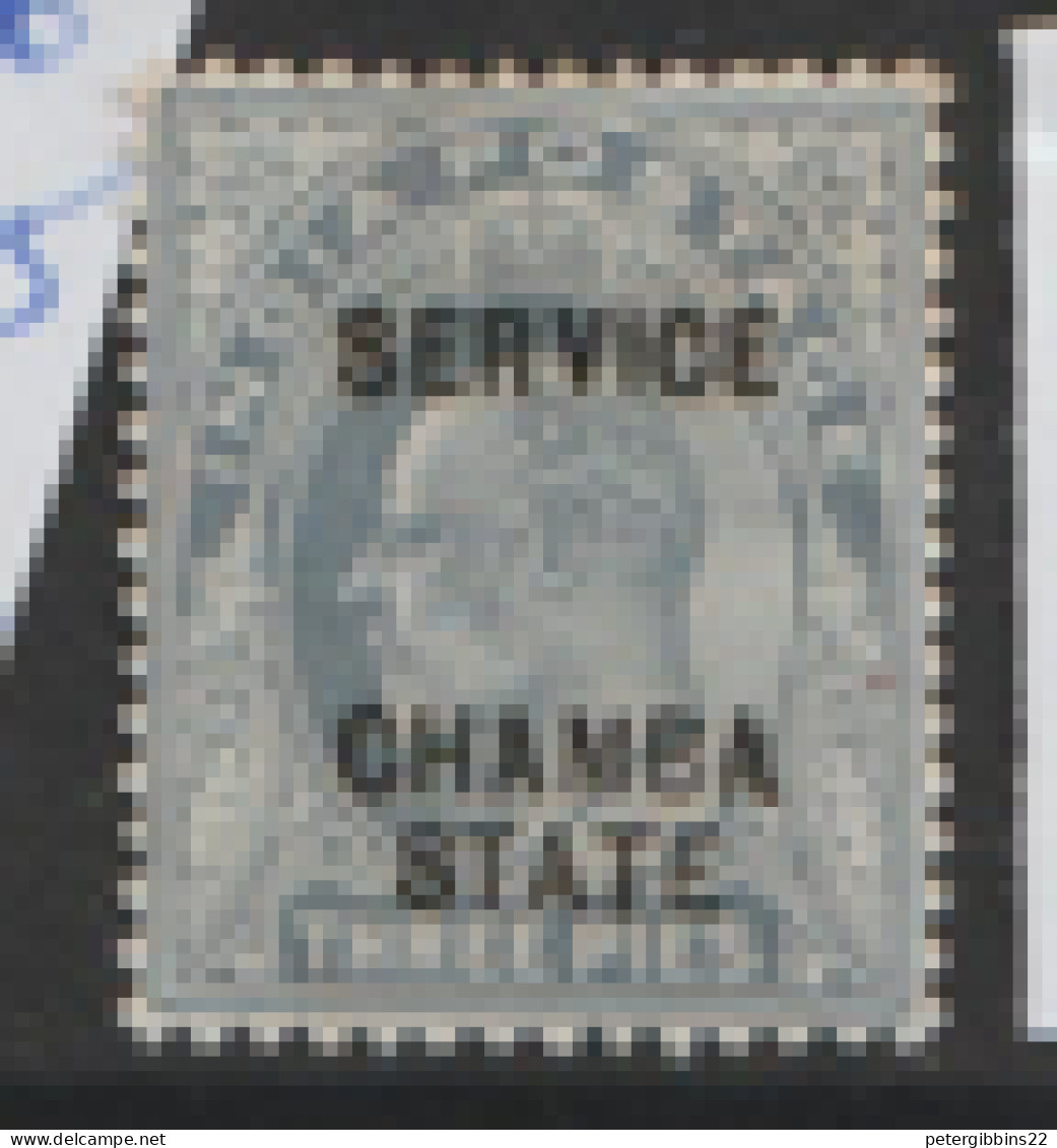 India  Chamba  Service   1903  SG  023 .3p  Mounted Mint - Chamba