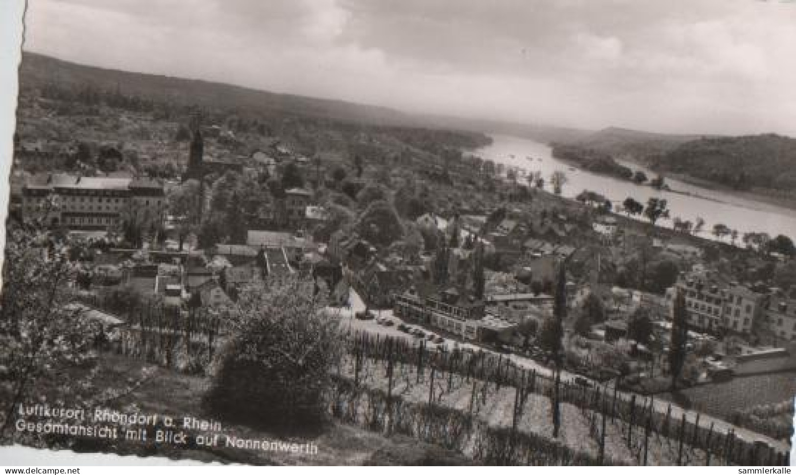 18802 - Bad Honnef - Rhöndorf U. Blick Auf Nonnenwerth - Ca. 1955 - Bad Honnef
