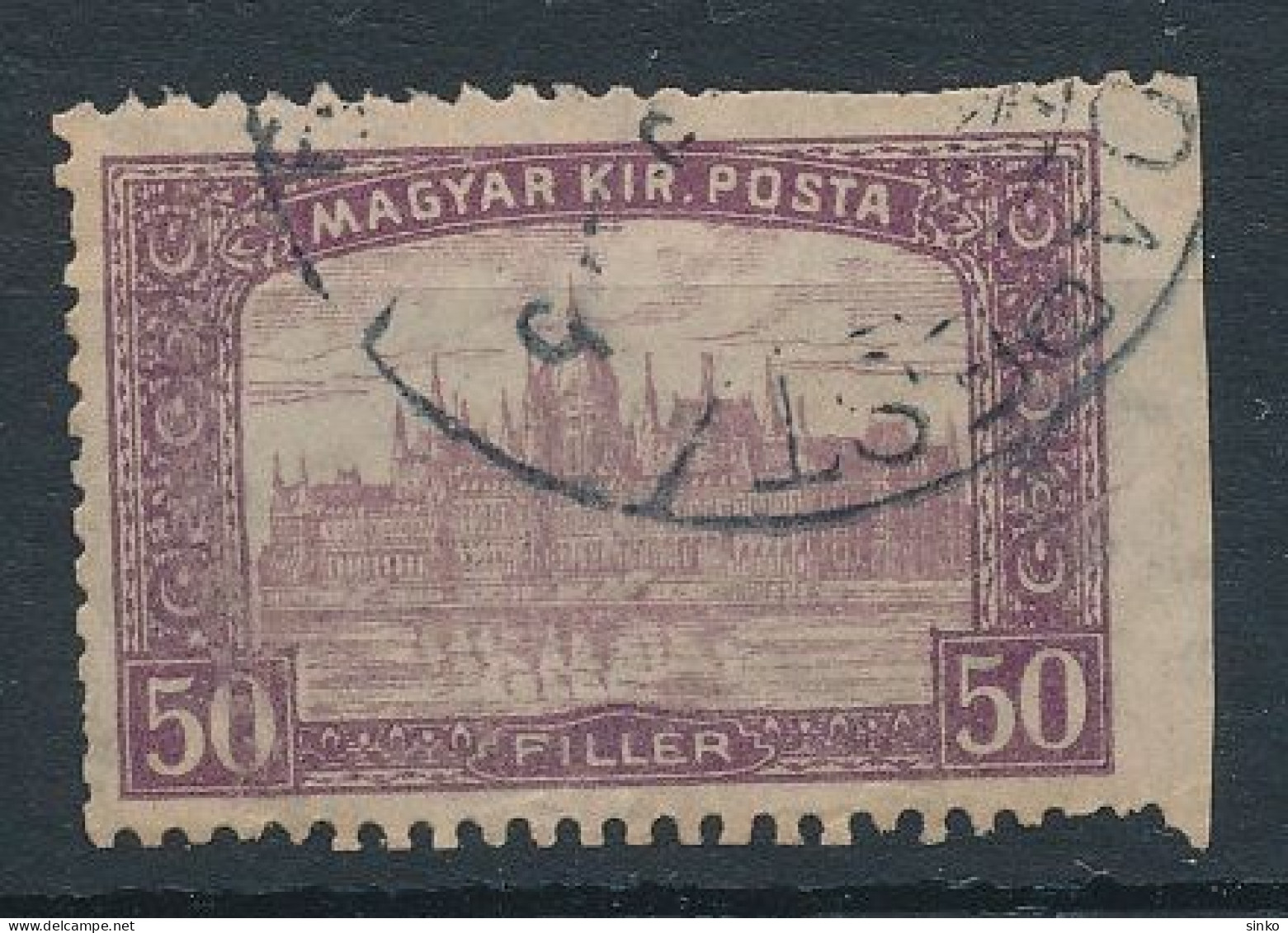 1916. Harvester-Parliament - Misprint - Errors, Freaks & Oddities (EFO)