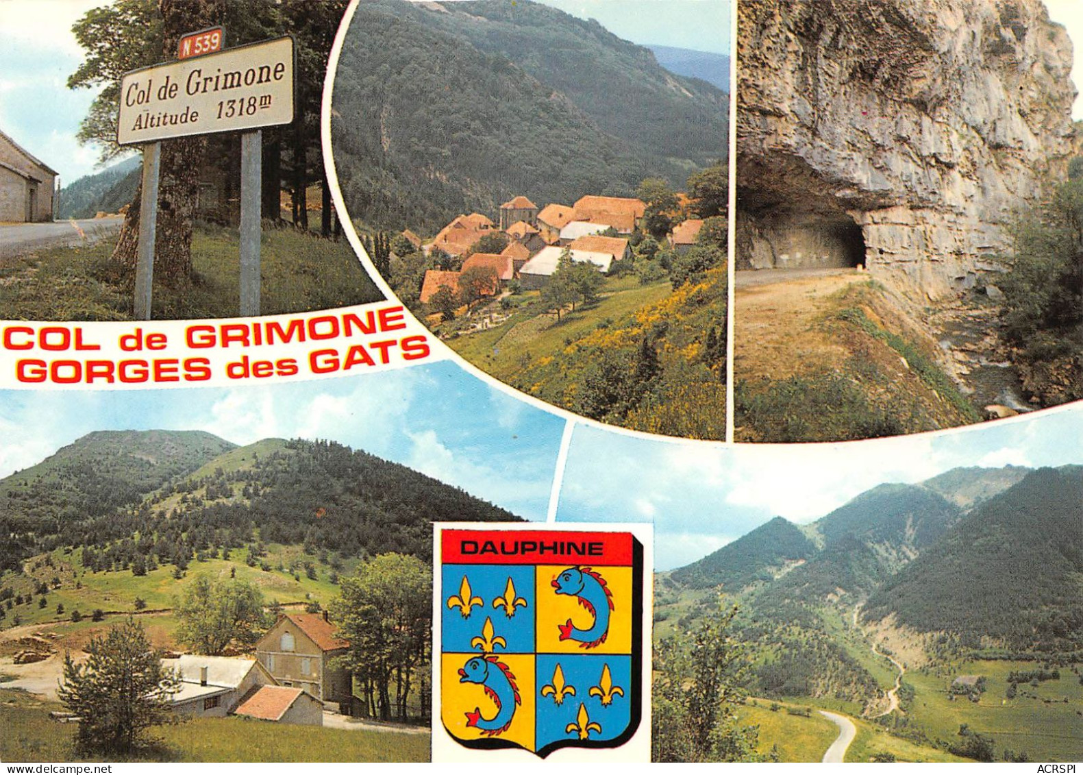 26  Col De Grimone Et Gorges Des GATS Châtillon-en-Diois Et Lus-la-Croix-Haute  74 (scan Recto Verso)KEVREN0751 - Châtillon-en-Diois