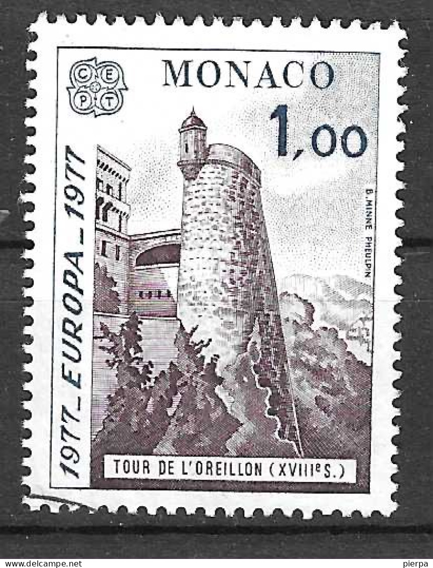 MONACO - 1977 - EUROPA - FR. 1,00 - USATO (YVERT 1101 - MICHEL 1015) - Used Stamps