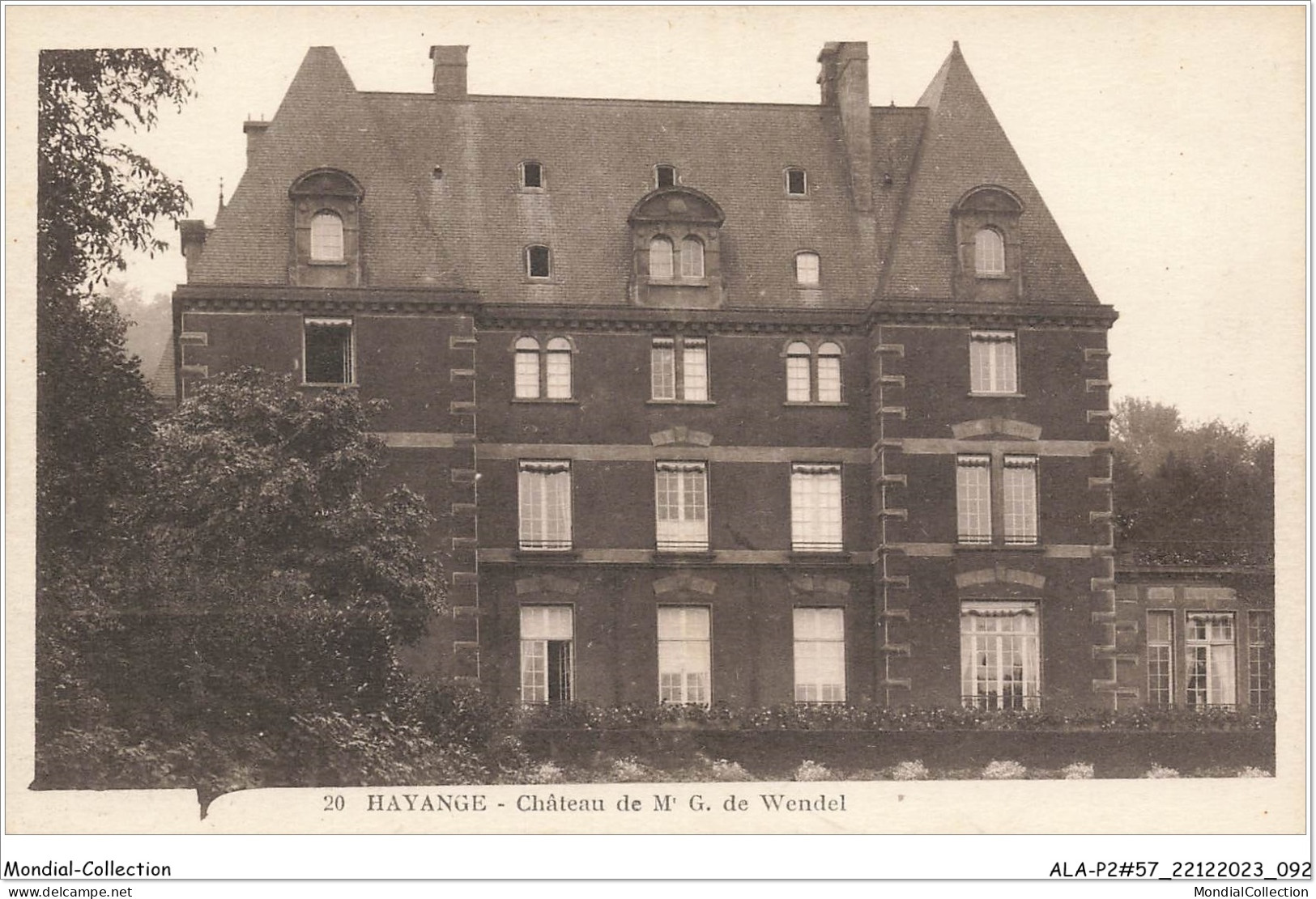 ALAP2-57-0148 - HAYANGE - Château De M-g De Wendel - Hayange