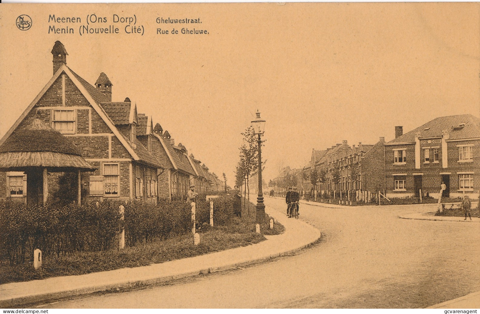 MENEN  ONS DORP    GHELUWESTRAAT                 2 AFBEELDINGEN - Menen