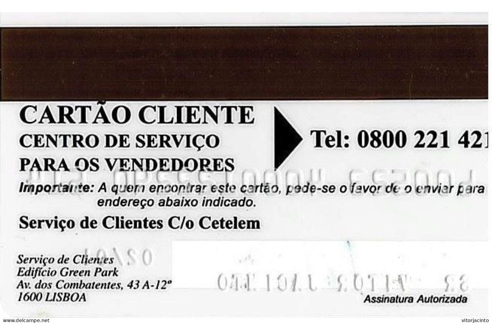 PORTUGAL - Club Don Olgodon - Cetelem - Tarjetas De Crédito (caducidad Min 10 Años)