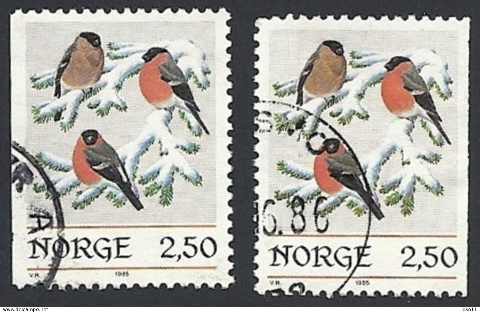 Norwegen, 1985, Mi.-Nr. 939 Dl + Dr, Gestempelt - Used Stamps