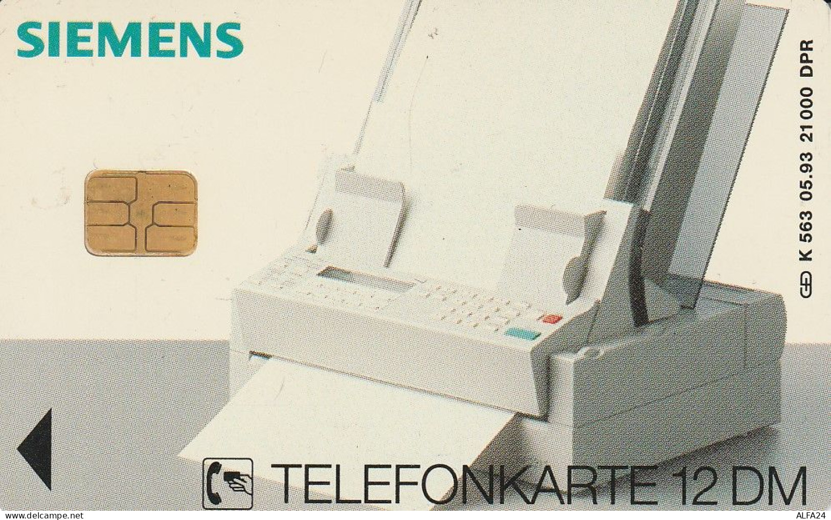 PHONE CARD GERMANIA SERIE K TIR 21000 (E72.31.7 - K-Series : Customers Sets