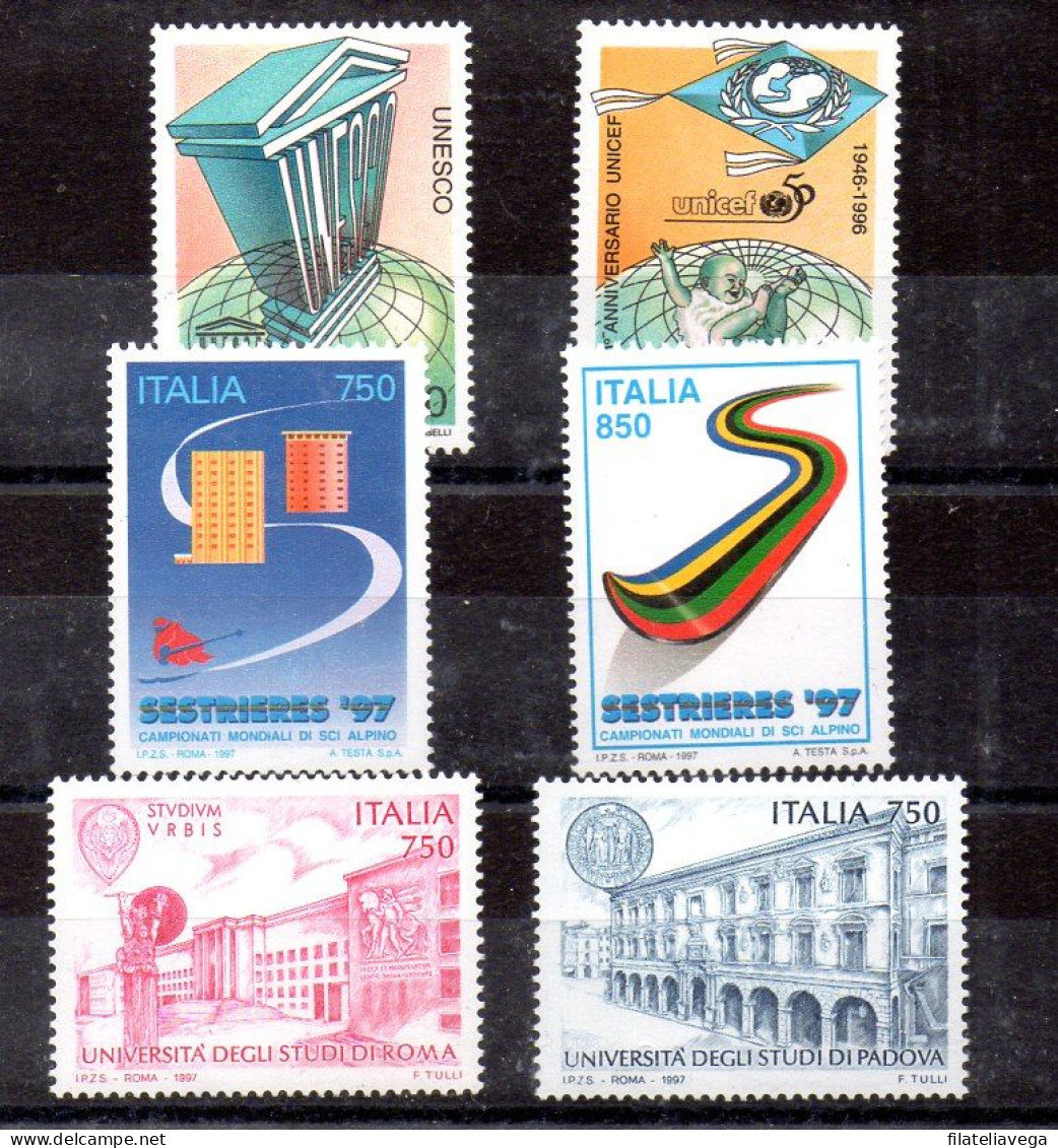 Italia Series Nº Yvert 2207/08 + 2212/13 +2219/20  ** - 1991-00: Mint/hinged