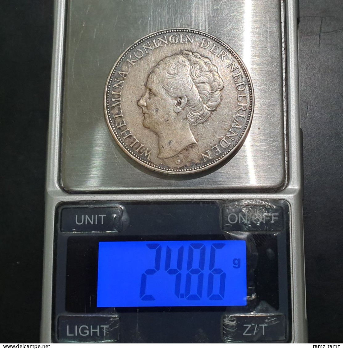 Netherlands 2 1/2 2.5 Gulden Wilhelmina 1932 Silver - Indonesien