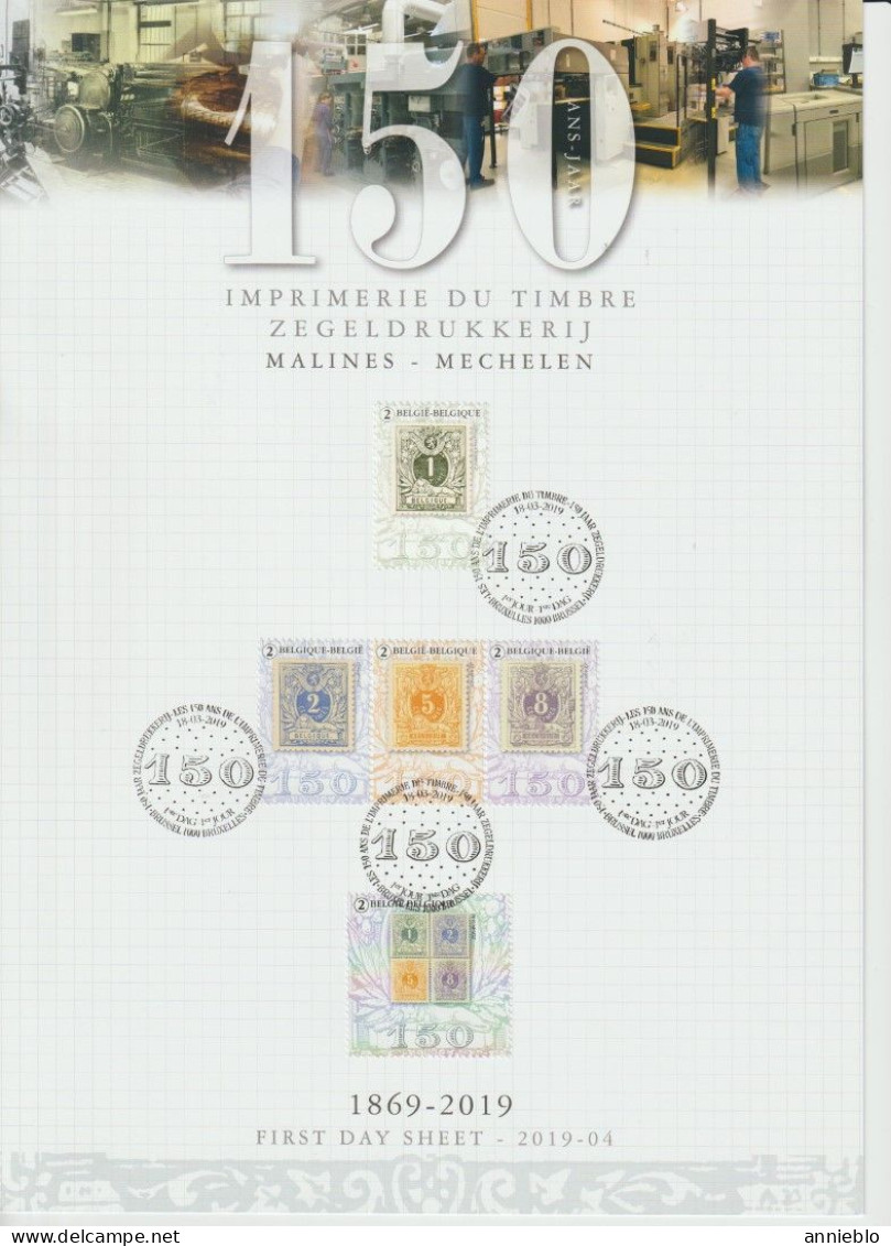 2019 - FDS 4842 - Zegeldrukkerij / Imprimerie Du Timbre - - 2011-2020