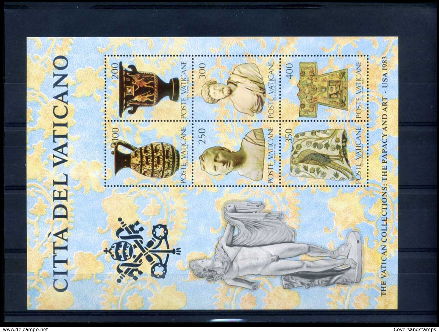 Vaticaan - Blok The Vatican Collection : The Papacy And Art Usa 1983               MNH                      - Blokken & Velletjes