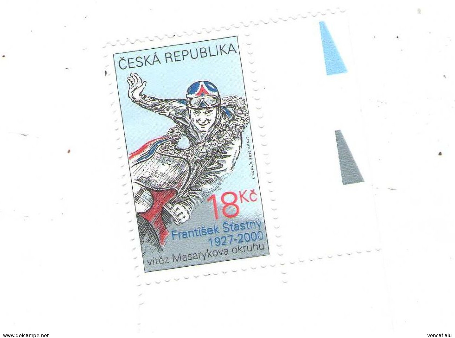 Czech Republic 2012 -  Fr. Stastny, Color Text In Edge, MNH - Moto