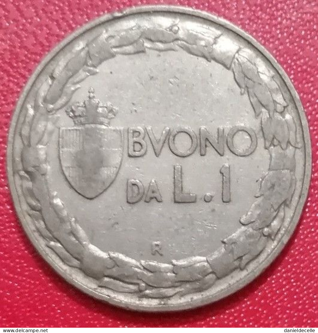 1 Lire Italie 1922 - 1900-1946 : Vittorio Emanuele III & Umberto II