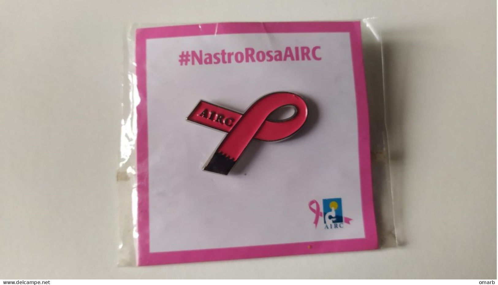 Pin050 Nastro Rosa AIRC Lotta Contro Cancro Cancer Fight Pink Ribbon - Associations