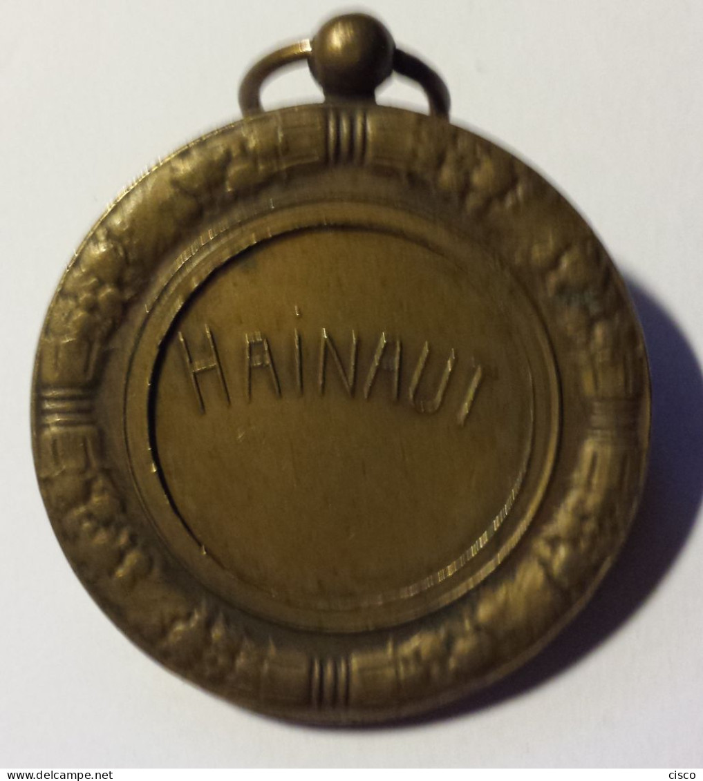 BELGIQUE Médaille Bronze Prov. Hainaut Amélioration De La Race Bovine - Unternehmen