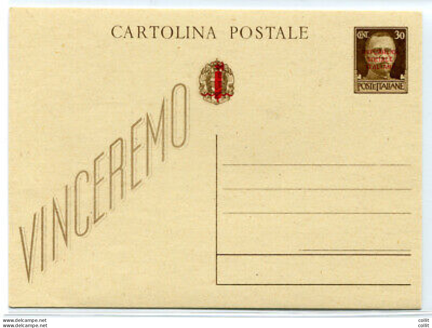 RSI Cartolina Postali C. 30 Fascetto - Ganzsachen